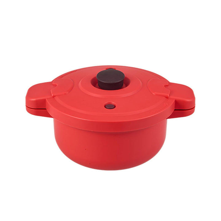 Schnellkochtopf Mikrowelle 2,3L Silikon – Dampfgarer für Reis, Gemüse, Pasta – 27,5 x 14 cm BPA-frei