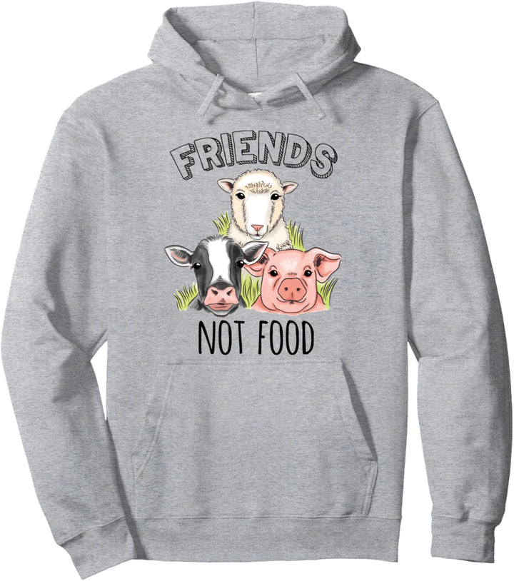 Vegane Freunde kein Essen Tierrechte Veggie Green Food Pullover Hoodie