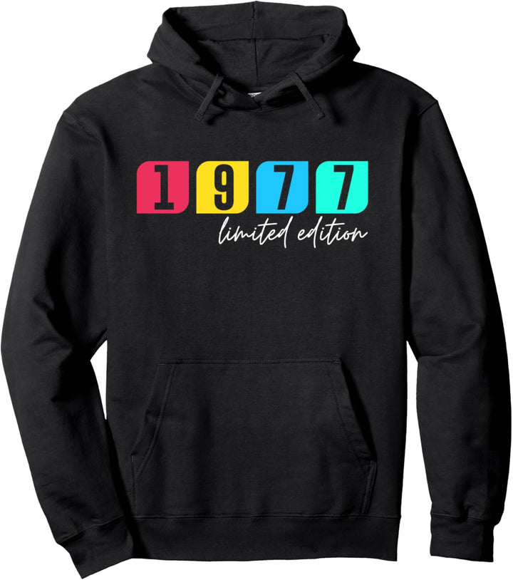 47. Geburtstag Mann Frau 47 Jahre 1977 Deko Lustig Geschenk Pullover Hoodie