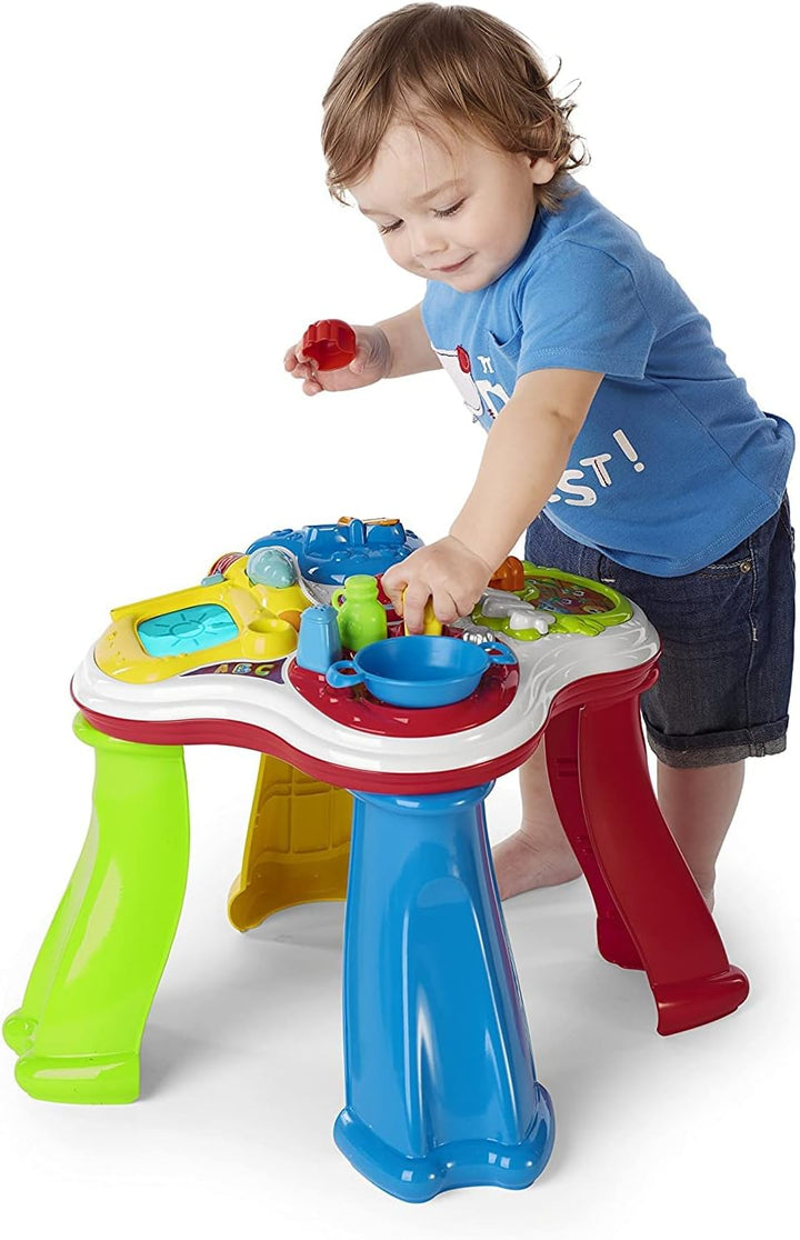 Chicco Artsana Spieltisch für Kinder Tisch Wachse und Lerne, Tisch Wachse und Lerne