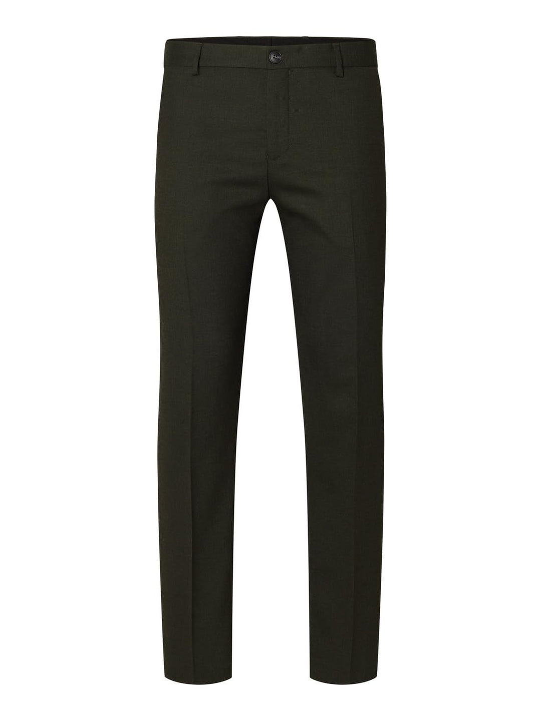 SELECTED HOMME Male Hose Gewebter Wollgemisch 42 Dark Green, 42 Dark Green