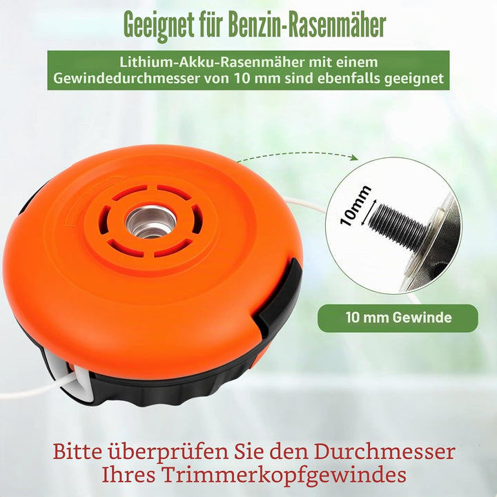 chuancheng Rasentrimmerkopf P25 passend für McCulloch B26PS T26CS MT260CLS rep 5310250-01 Ersatzteil