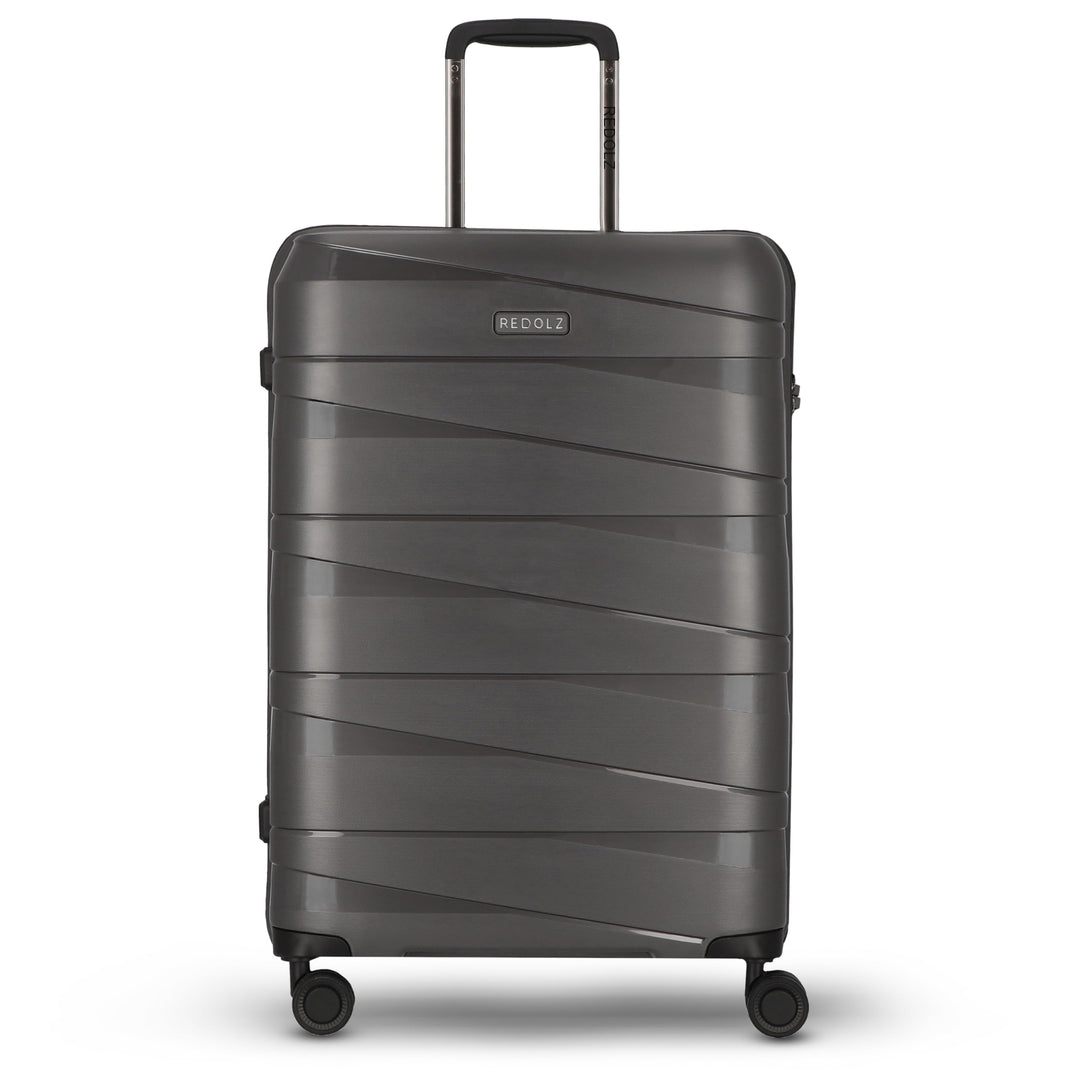 REDOLZ Hartschalen Check-in Koffer | Mittelgrosser Trolley 45 x 27 x 67 cm aus hochwertigem, leichte