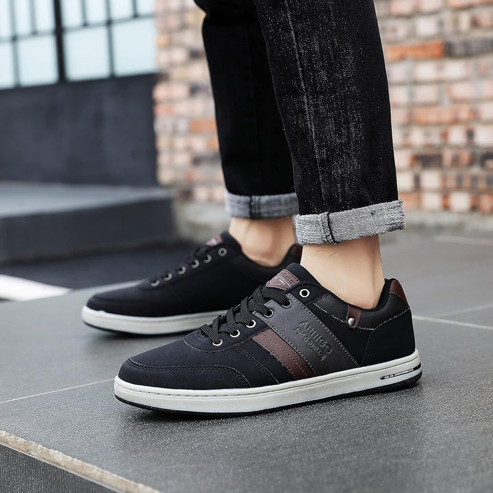 ARRIGO BELLO Freizeitschuhe Herren Sneaker PU Leder Walkingschuhe Atmungsaktive Athletic Formal Clas