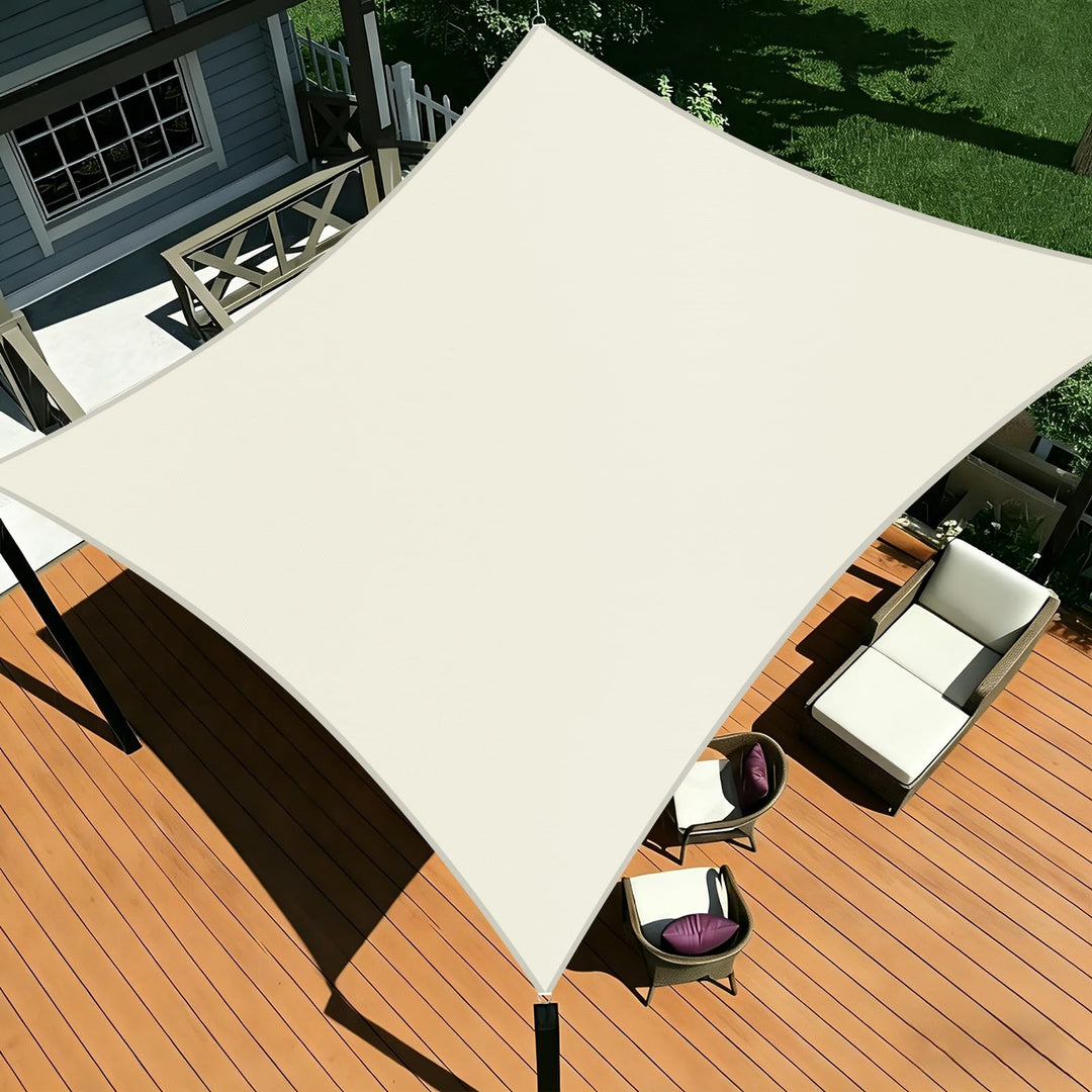 Shade&Beyond Sonnensegel Wasserdicht Rechteckig 2 x 3 m Wetterschutz Sonnenschutz Sunsegel PES-Polye