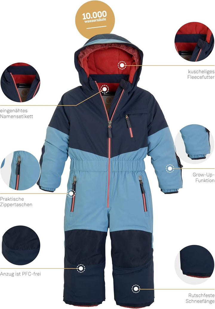 first instinct by killtec Unisex Fisw 32 Mns Onpc Skioverall/Schneeanzug mit Kapuze, wasserdicht 98-