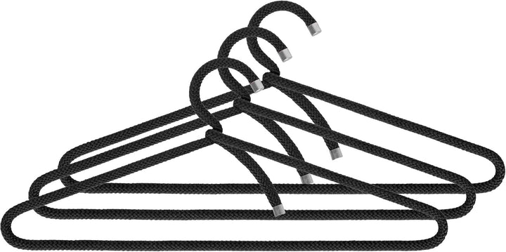 Peppermint Products Hanger | 3er Set Textil Design KLEIDERBÜGEL aus Seil | Rutschfester Designer-Büg