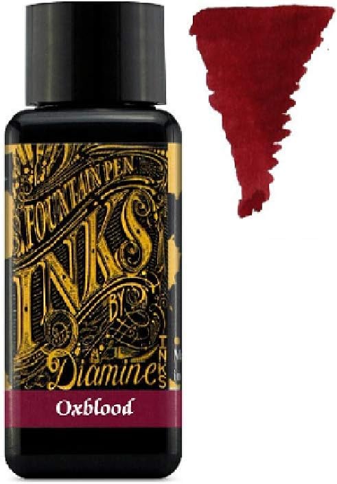 Diamine Tinte für Füllfederhalter, 30 ml, Primärfarbe – 3 x Flaschen – Oxblood & Oxford Blue & Green