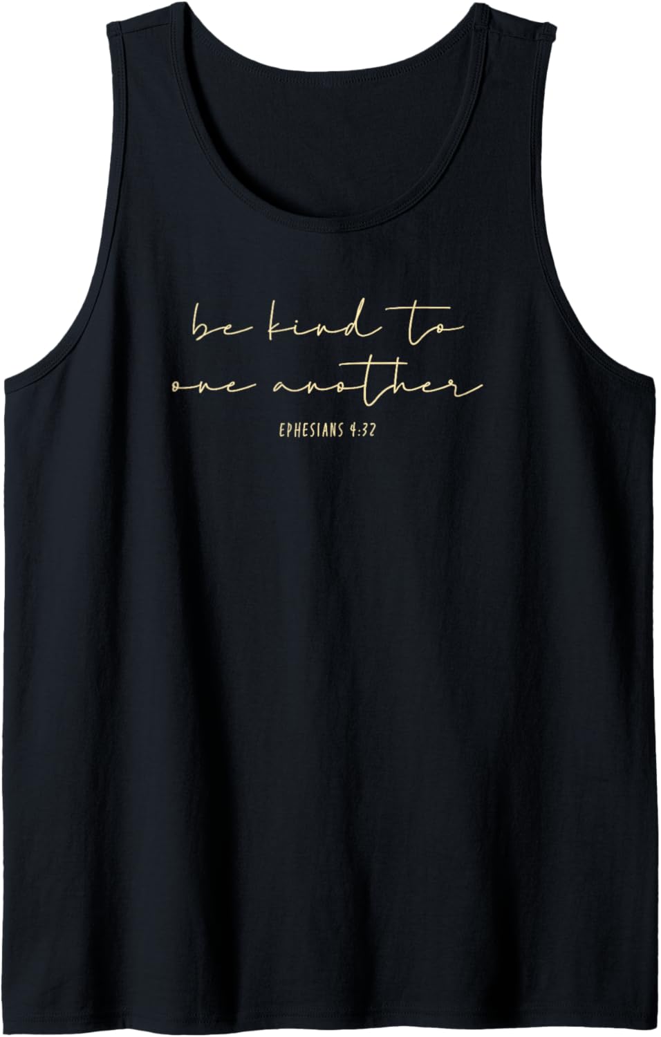 Trendy Be Kind To One Another Flower Bouquet Front & Back Tank Top