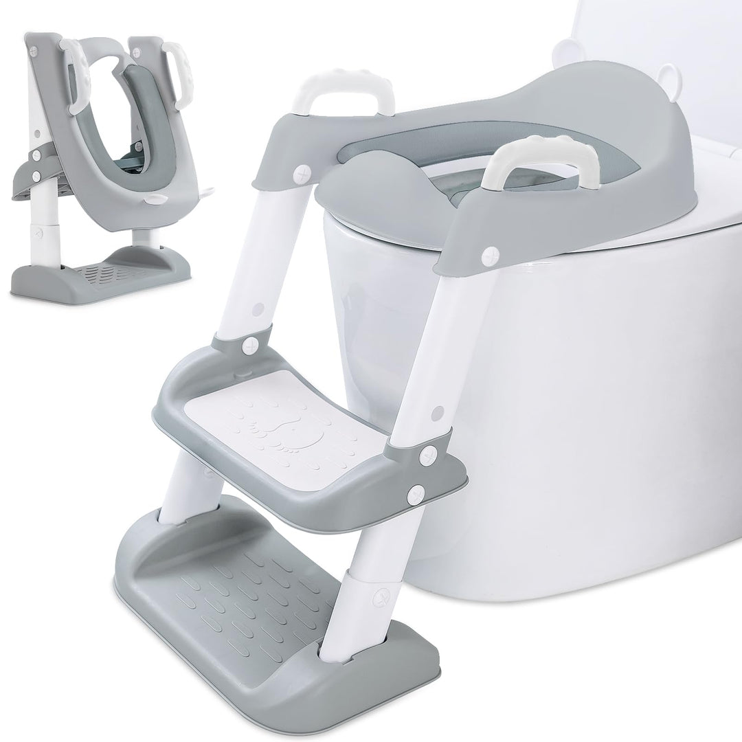 Toilettensitz Kinder Kinder WC,Toilettenaufsatz Kinder, Toilettensitz Toilettentrainer mit Treppe,Ve