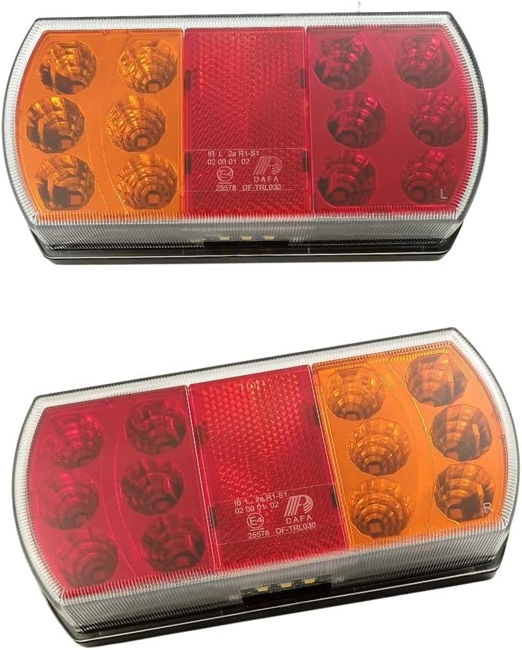 2 x LED Rückleuchten Rücklicht Heckleuchten links rechts Anhänger PKW LKW 12v 24v E4