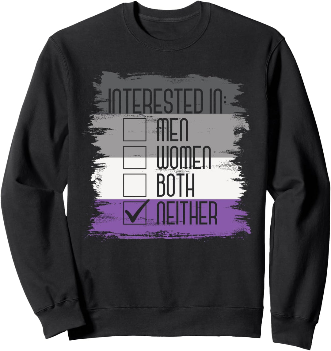 Ace Pride Queer LGBTQIA Lustiges Geschenk Asexuell Sweatshirt