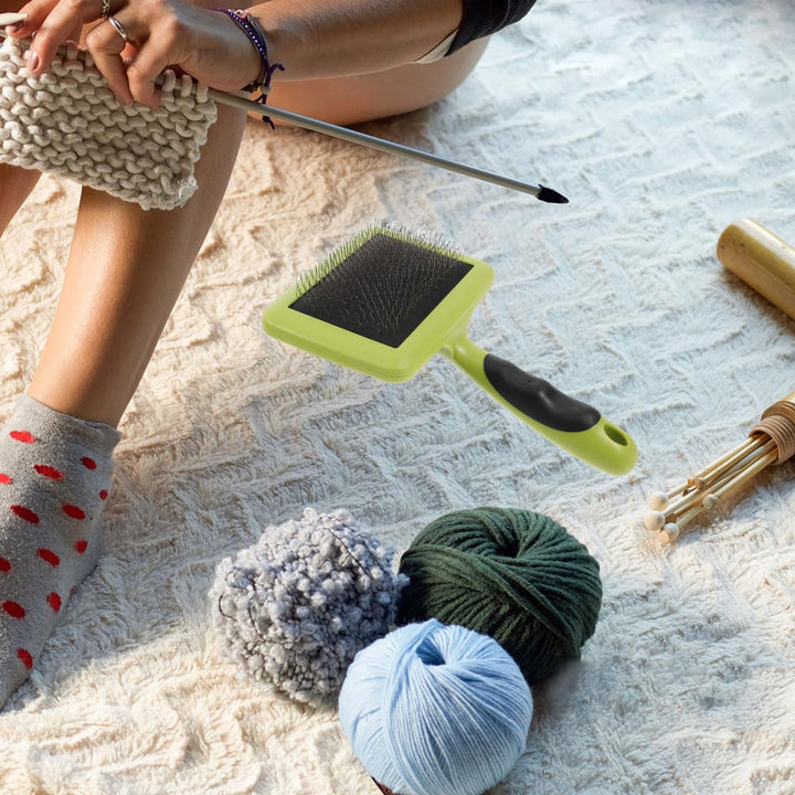 VILLCASE 2 Stück Wollkardier Grosse Handkardier Für Wolle Handwerk Wolle Nadelfilzwerkzeuge Slicker-