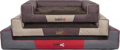 Hobbydog XL VIEBRA2 Hundebett Victoria Exclusive Grösse XL - 100 X 66 cm Dunkel Braun/Navy Brown Bet