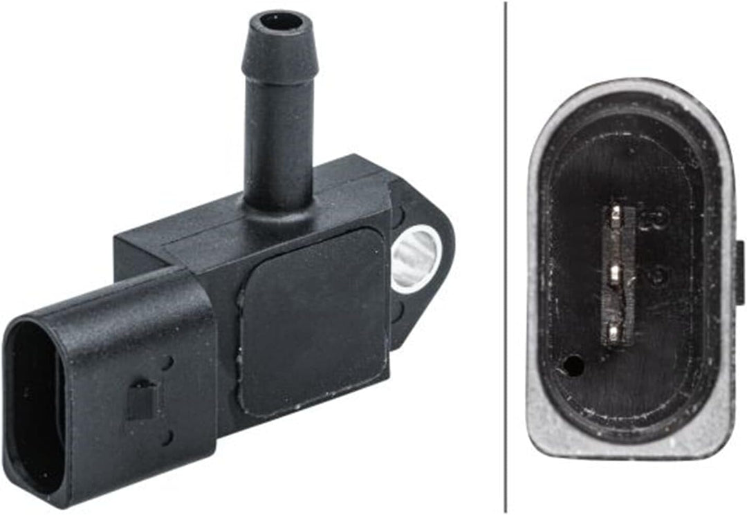 HELLA 6PP 009 409-581 Sensor, Abgasdruck - 3-polig - geschraubt
