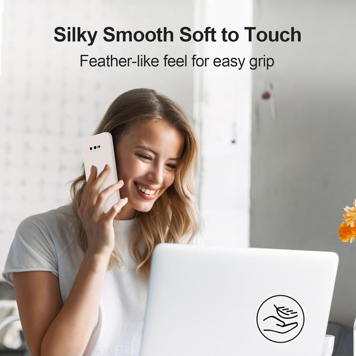 GiiYoon Silikonhülle Kompatibel mit Samsung Galaxy S10e, Ganzkörperhülle, seidig weiche Haptik Handy