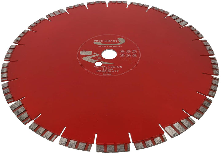 PRODIAMANT Premium Diamant-Trennscheibe Beton + Asphalt Kombi-Laser 350 mm x 25,4 mm Diamanttrennsch