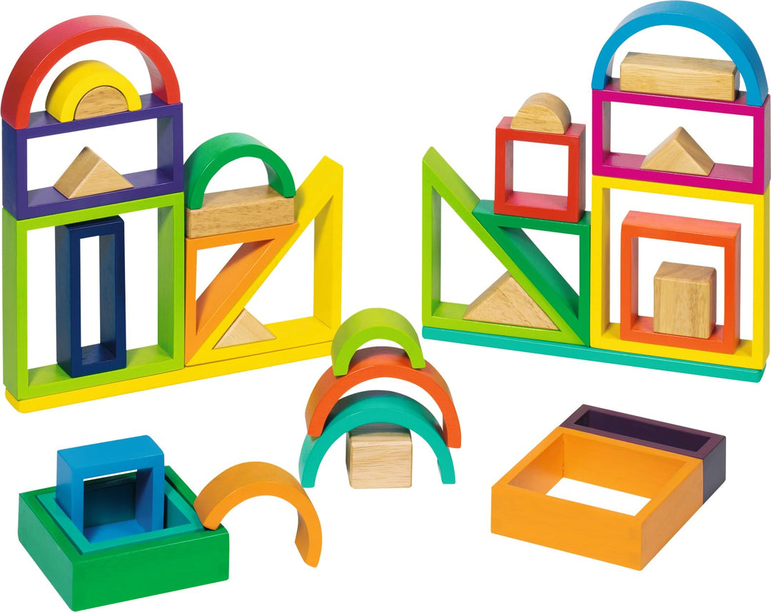 Goki 58655 - Bausteine - Regenbogen