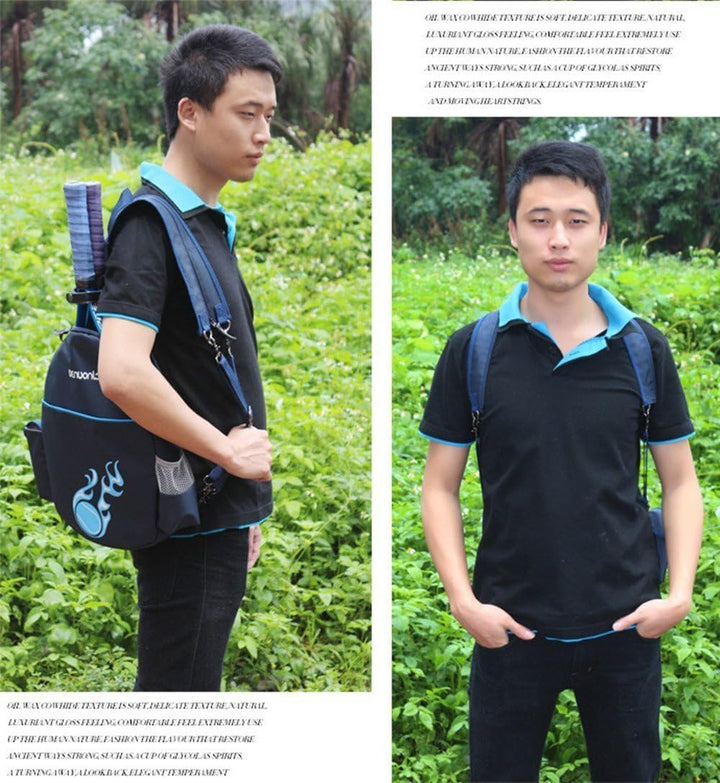 Klau Tennisschläger-Rucksack Dunkelblau, Dunkelblau