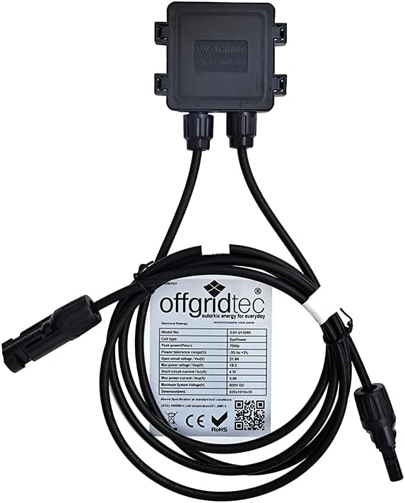 Offgridtec® SPR-Ultra-80 80W SLIM 12V High-End Solarpanel 80 Watt Slim, 80 Watt Slim