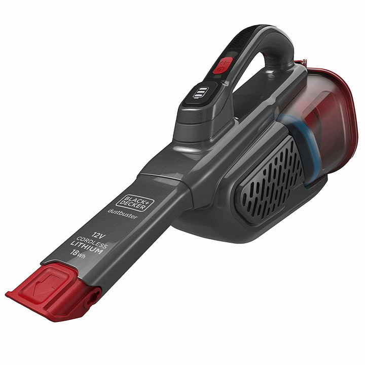 Black+Decker Lithium Dustbuster BHHV315J mit Cyclonic Action – 12V, 20AW Akku Handstaubsauger mit au