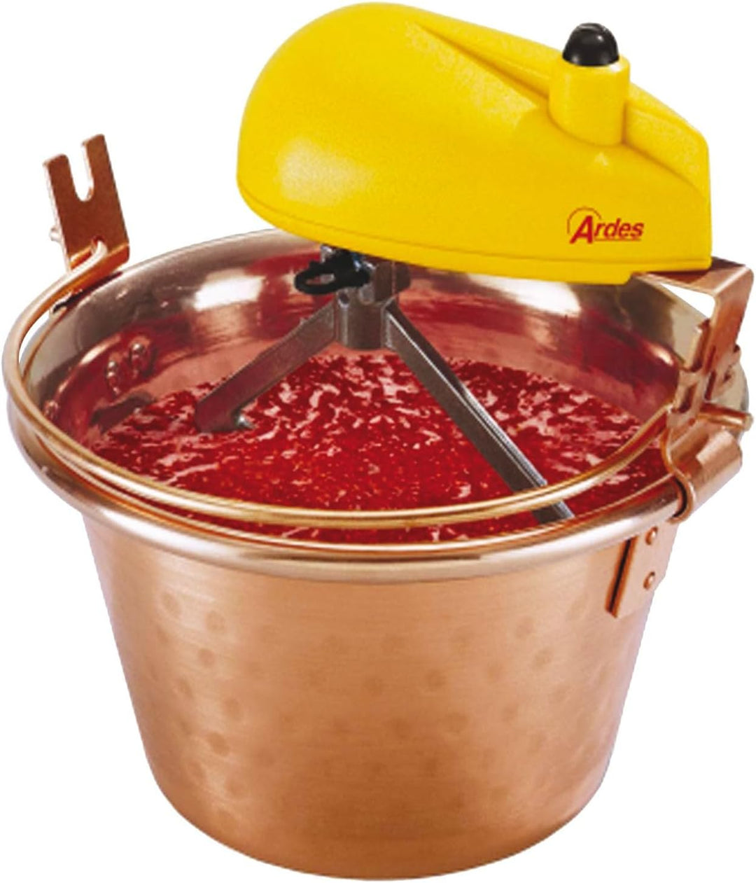 Ardes AR2480 Kupfer Paiolo für Polenta und Marmelade Portionen für 8/12 Personen Durchmesser 28 cm,