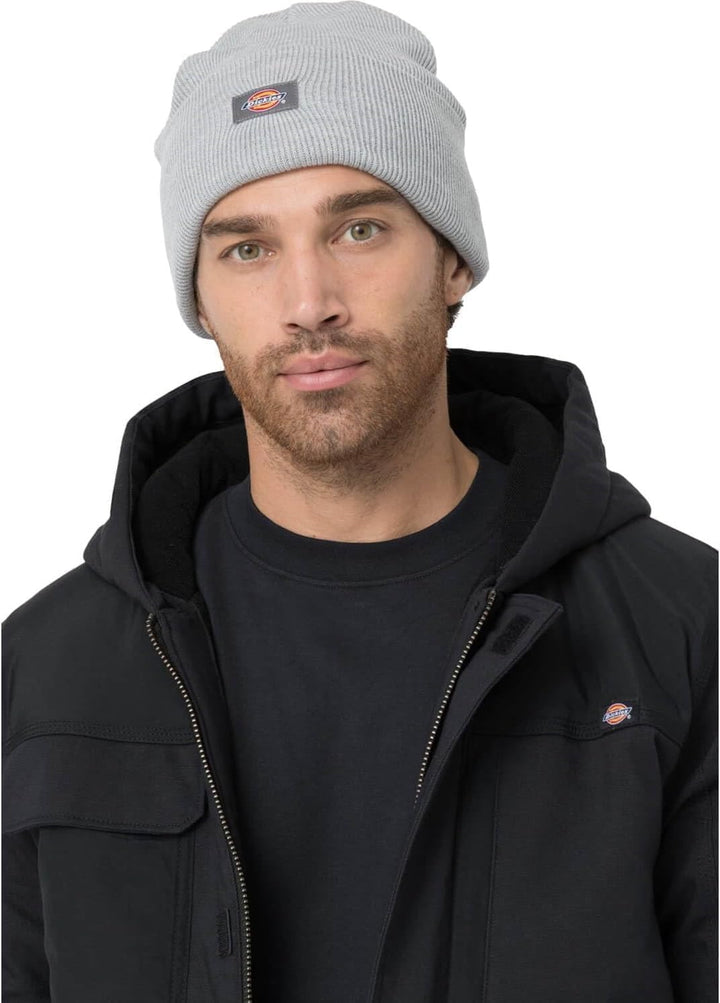 Dickies Herren Thermohemd Blau / Heather Grey XS Hemdjacke + Beanie-Mütze, Blau / Heather Grey XS He