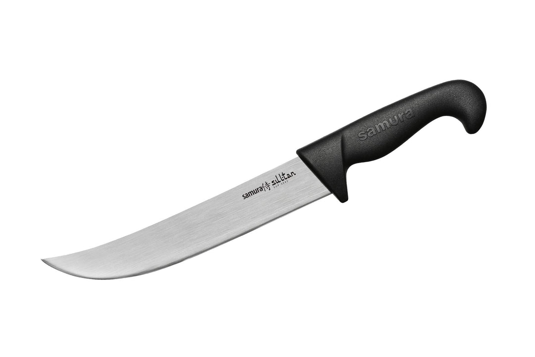 Samura SULTAN PRO Pichak-Messer 213 mm – Hochwertiges japanisches Küchenmesser mit schwarzem Griff f
