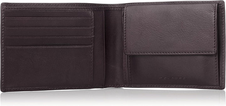 Piquadro Geldbeutel schwarz 12 cm, Schwarz