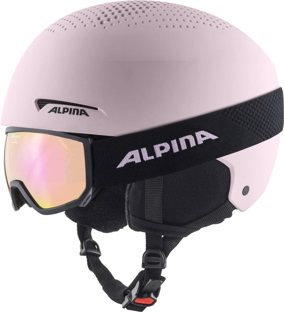 ALPINA ZUPO SET (+SCARABEO JR) - Hochwertiges, Sicheres & Robustes Set aus Skibrille & Skihelm Für E