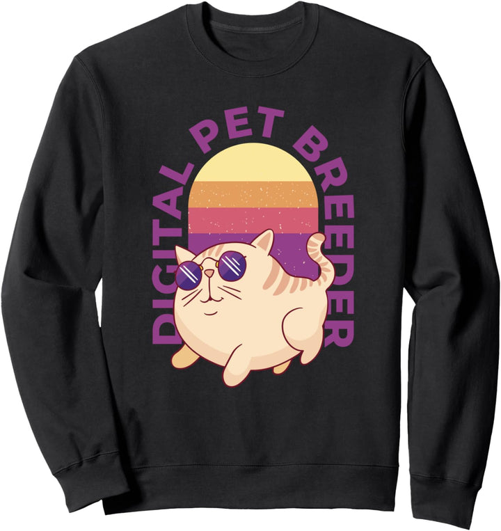 Digitaler Haustierzüchter Haustier Digital Haustiere Tier Sweatshirt