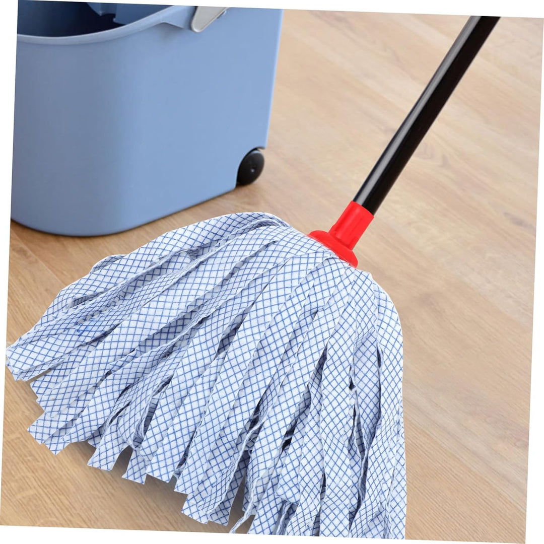 2 Stück Mop Ersatzkopf aus Saugfähigem Vliesstoff Waschbar und Wiederverwendbar Robustes Reinigungst