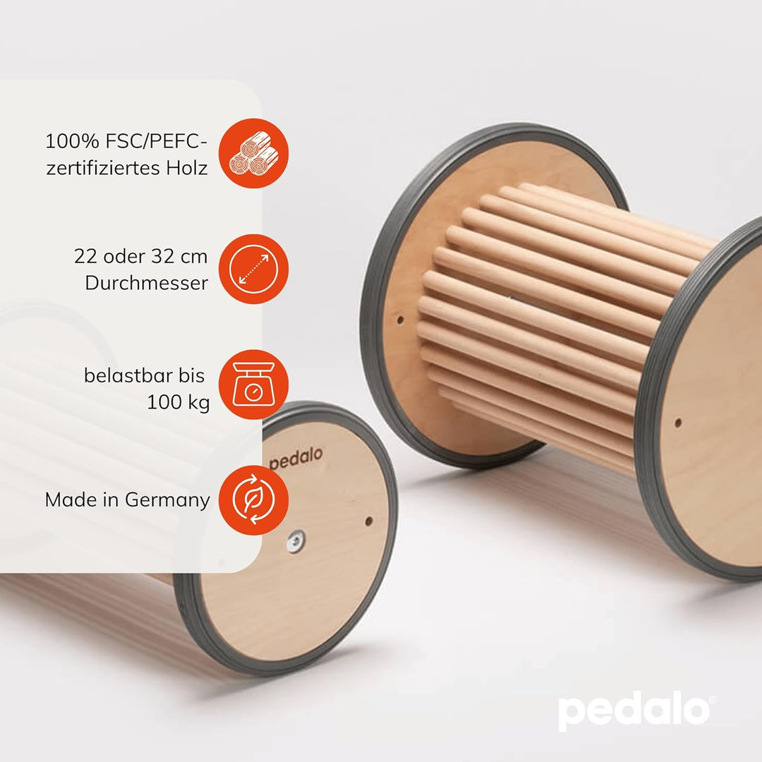 Pedalo Pedasan Ø 22 und Ø 32 cm I Fusstraining I Gesunder Fuss I Balance Rolle I Bärenrolle, Ø 32 cm