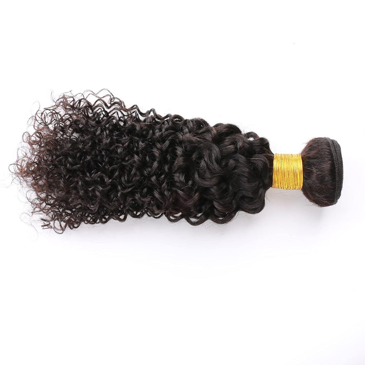 Huarisi Kinky Curly Brazilian Hair Bundle 100g Human Hair Weave Tight Curls Hair Extensions Double W