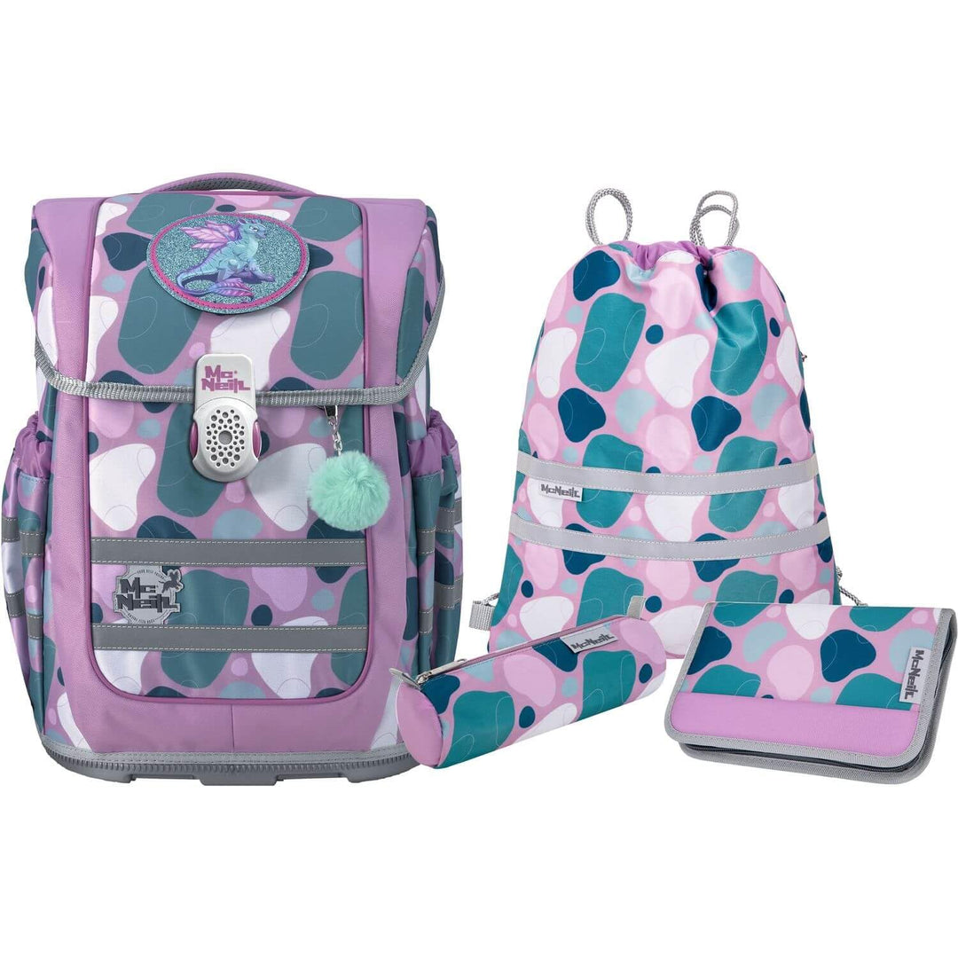 McNeill Schulranzen-Set COMPACTO, 5tlg. - Kollektion 2024, Barba