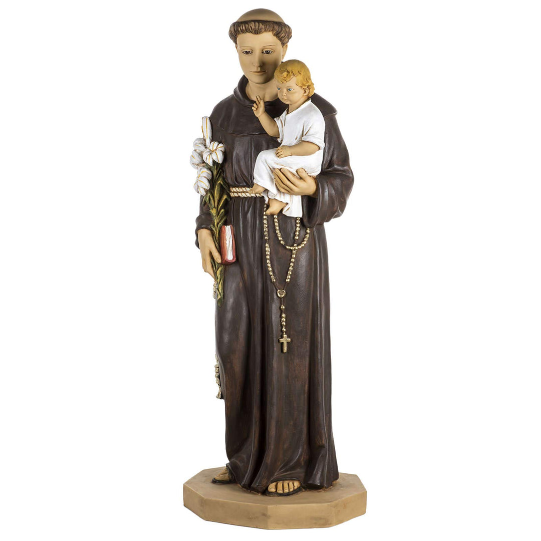 Holyart Statue Antonius von Padua aus Harz 100cm, Fontanini