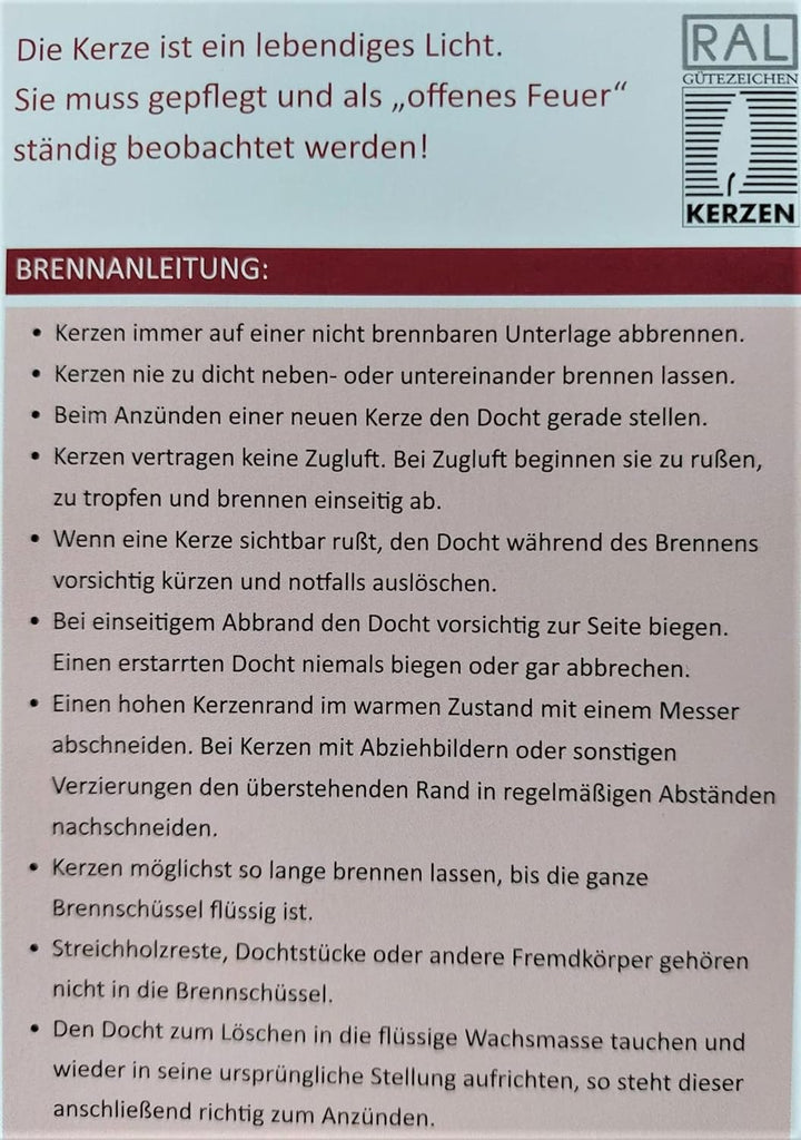 Taufkerze Kommunionkerze Junge Mädchen 250/70 mm VT-42 inkl. Zubehör für selbstbeschriften