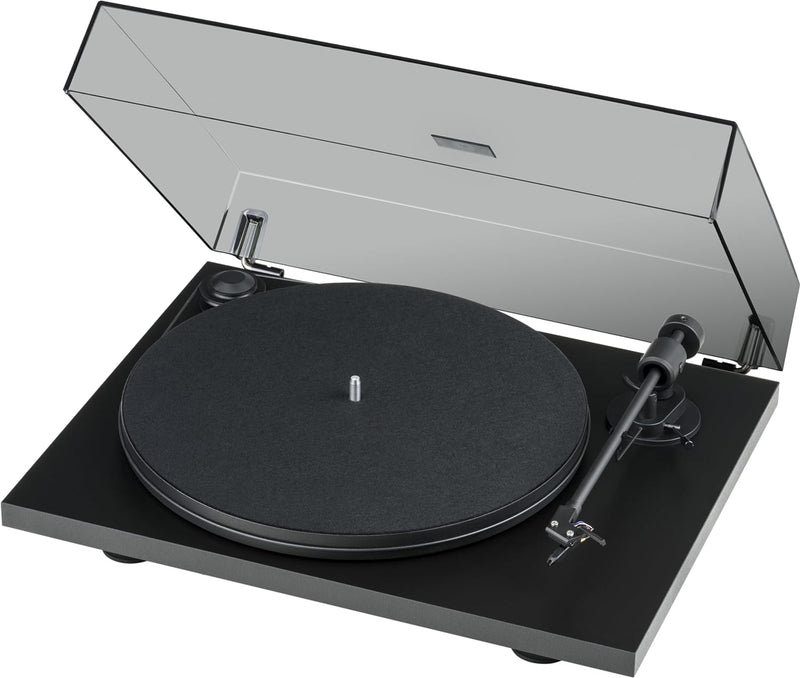 Pro-Ject Primary E, Audiophiler Plug&Play Plattenspieler (Schwarz), Schwarz