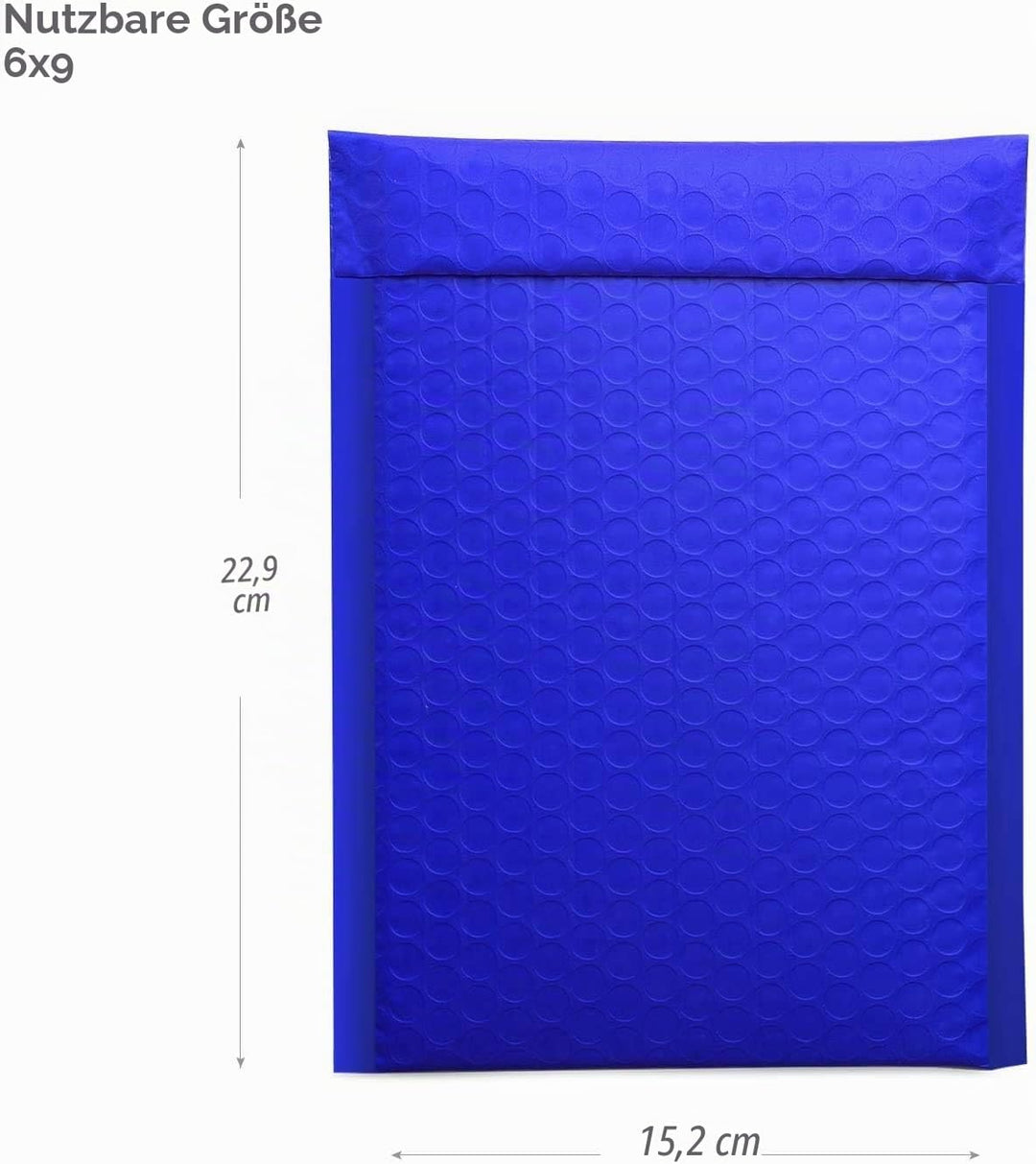 Switory 50 Stück Versandtaschen A5 Polsterumschläge 15,3 cm x 26,9 cm Poly Bubble Mailer Gepolsterte