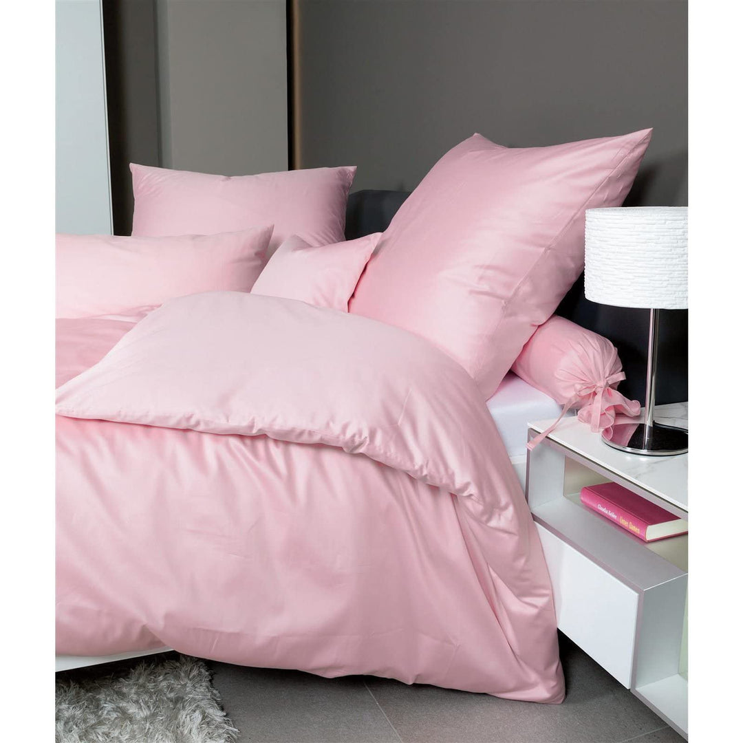 Janine Mako Satin Bettwäsche Uni Colors 240 x 220 cm rosa 240 cm x 220 cm Rosa, 240 cm x 220 cm Rosa