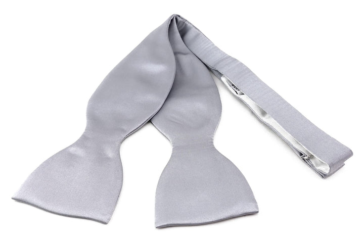 TigerTie Selbstbinder Seidenfliege in einfarbig Uni, Spitzenqualität, Querbinder 100% Seide + Aufbew