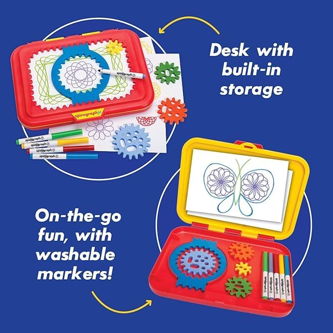 Spirograph Junior, mehrfarbig, Einheitsgrösse (SP204) Modern Einheitsgrösse mehrfarbig, Modern Einhe