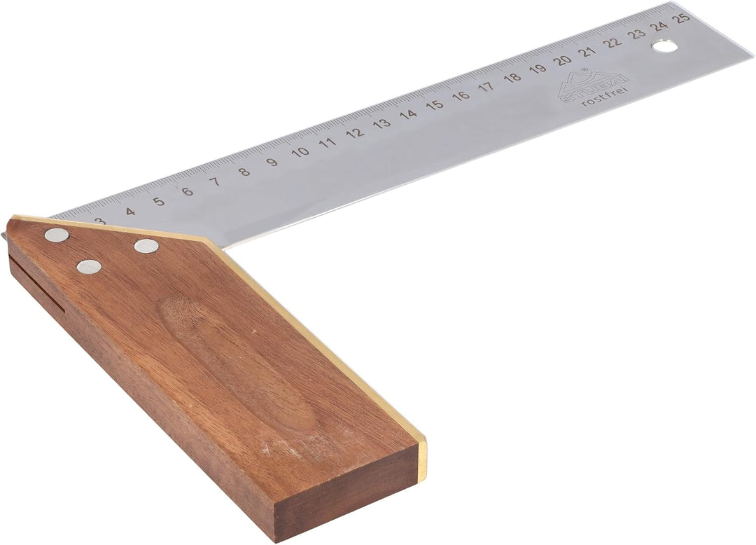 Stubai 343002 Tischlerwinkel mitGeh und Masseinteilung 250 mm, 250 mm