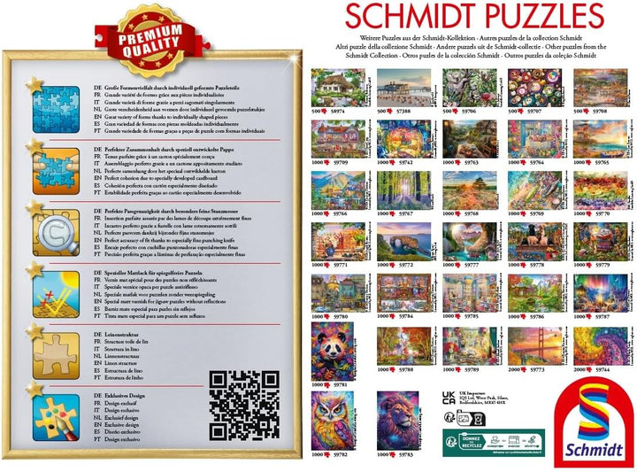 Schmidt Spiele 58328 Antike Weltkarte, 3000 Teile Puzzle, Bunt