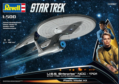 Revell Modellbausatz Star Trek - U.S.S. Enterprise NCC-1701 im Massstab 1:500, Into Darkness, Level