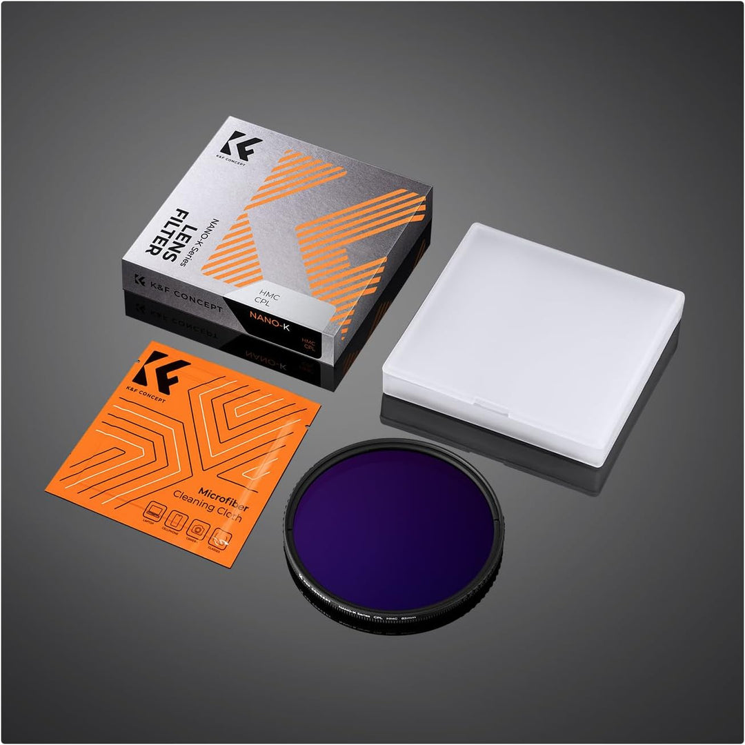 K&F Concept K-Serie 95mm Slim Zirkularer Polfilter Polarisationsfilter CPL Filter Cirkular Polfilter