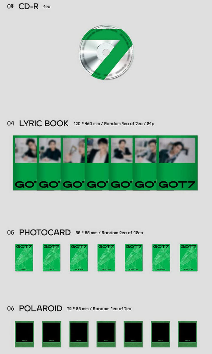 GOT7 - GOT7 Mini Album ( YUGYEOM Ver. + 1ea STORE GIFT CARD ) K-POP SEALED, Audio-CD