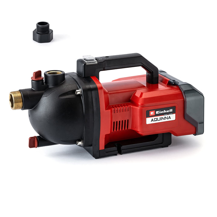 Einhell AQUINNA 36/30 Akku-Gartenpumpe Power X-Change (2 x 18V, 2-Stufen ECO-Schalter, Wassereinfüll