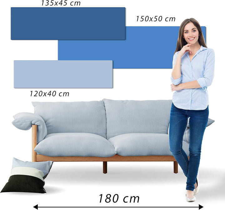 murando - Wandbilder XXL Stadt New York 150x50 cm 1 tlg - Wand Deko Vlies Leinwand Bilder Gross Wand