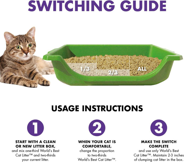 Weltbester Katzenstreu, 12,7kg, Lavendel